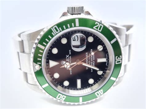 rolex green bezel black face